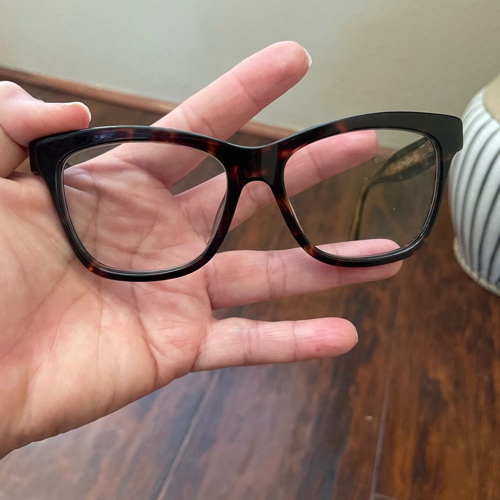 Carolina Herrera Black and Brown Glasses Frame